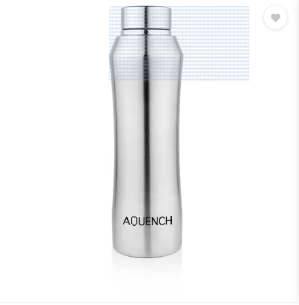Aquench Singal wall Stainless Water bottle 1000ml by Nitin Kitchen Care